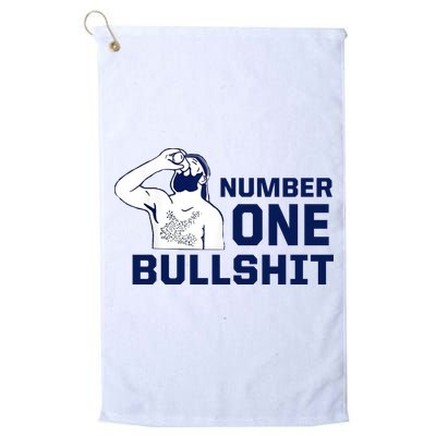 Number One Bullshit Funny Golf Towel