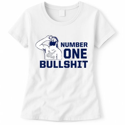 Number One Bullshit Funny Womens T-Shirt