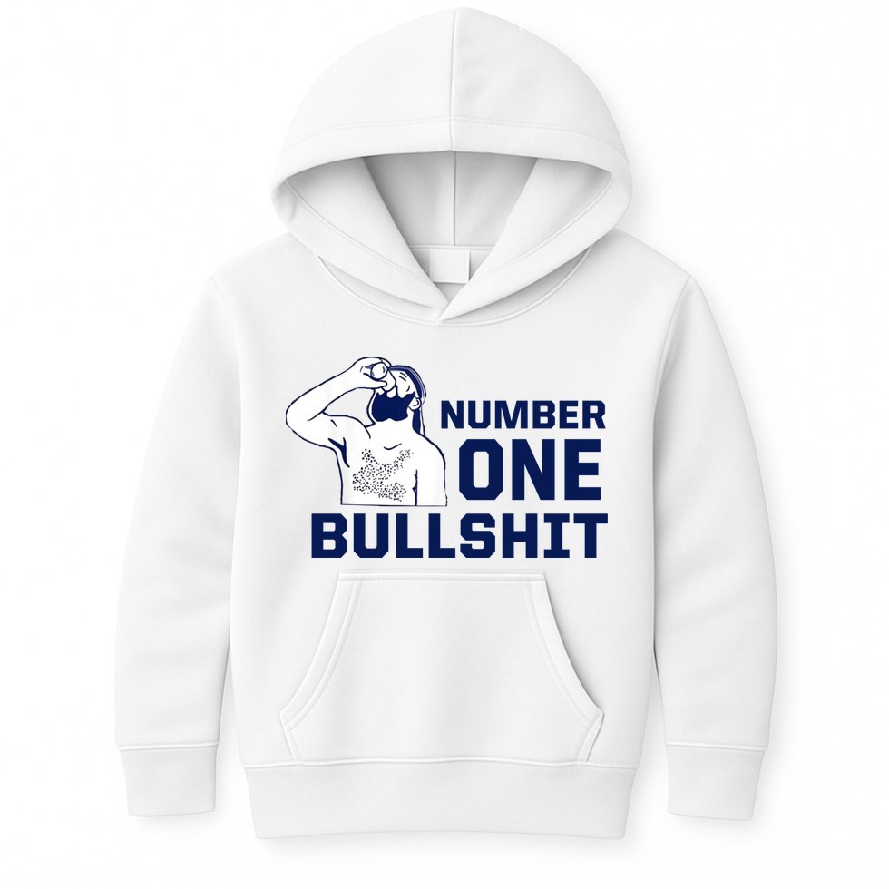 Number One Bullshit Funny Kids Hoodie