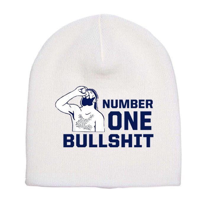 Number One Bullshit Funny Short Acrylic Beanie