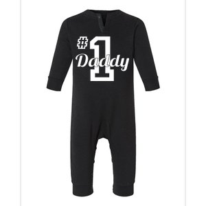 Number One Dad Infant Fleece One Piece