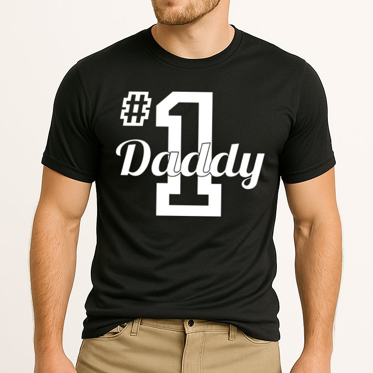 Number One Dad Performance Shirt
