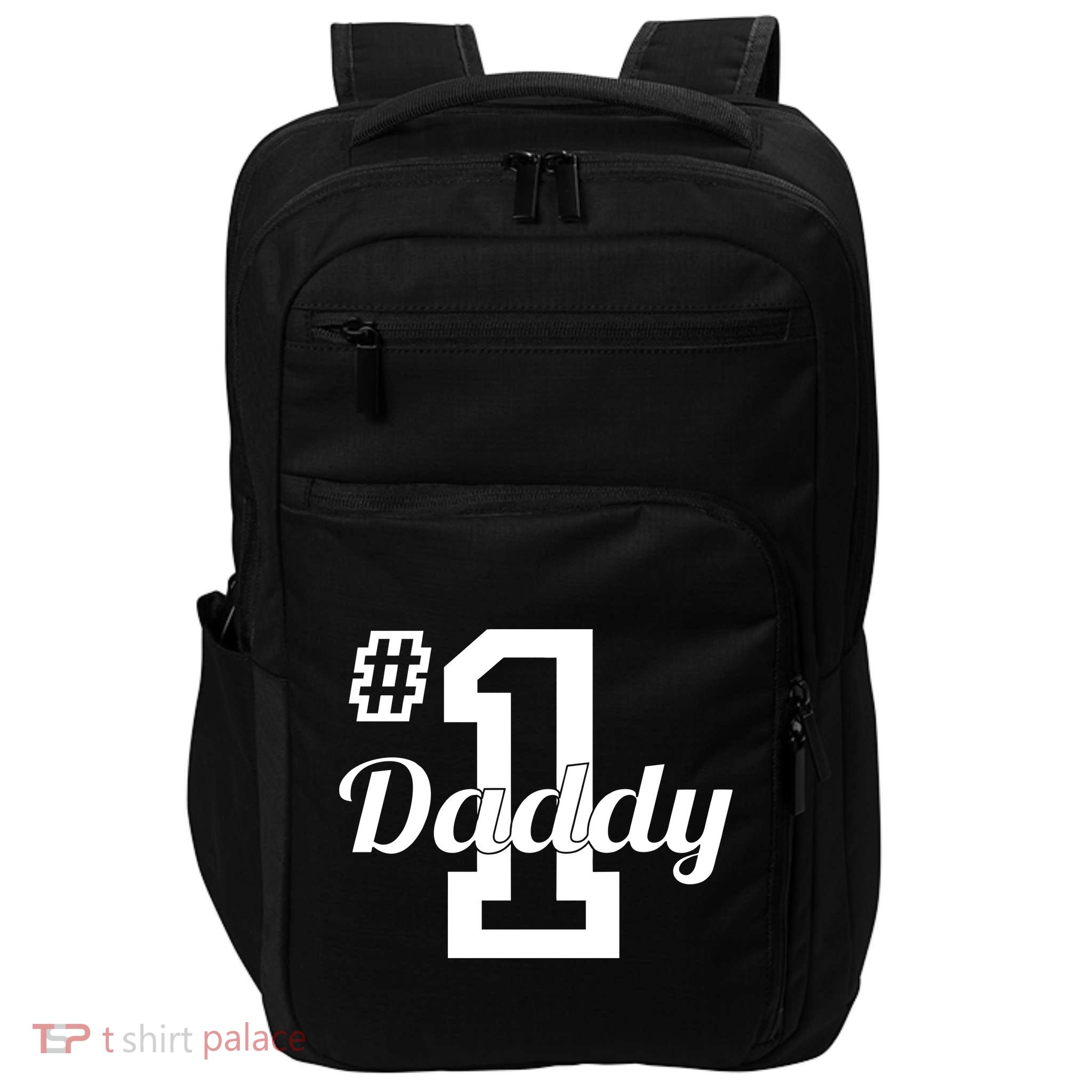 Number One Dad Impact Tech Backpack