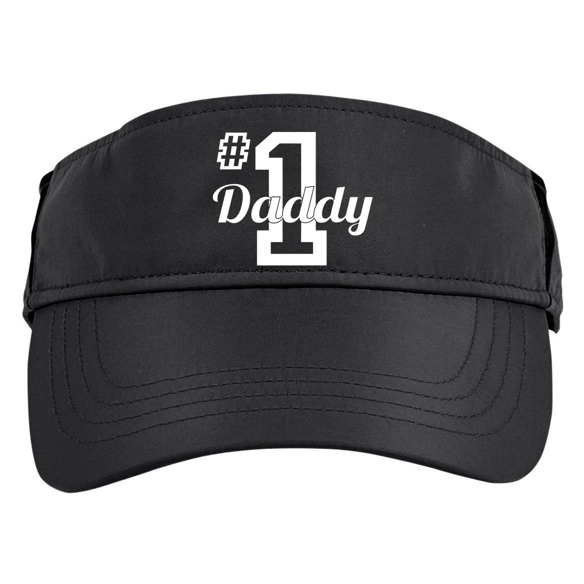 Number One Dad Adult Drive Performance Visor