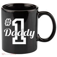 Number One Dad 11oz C Handle Ceramic Mug