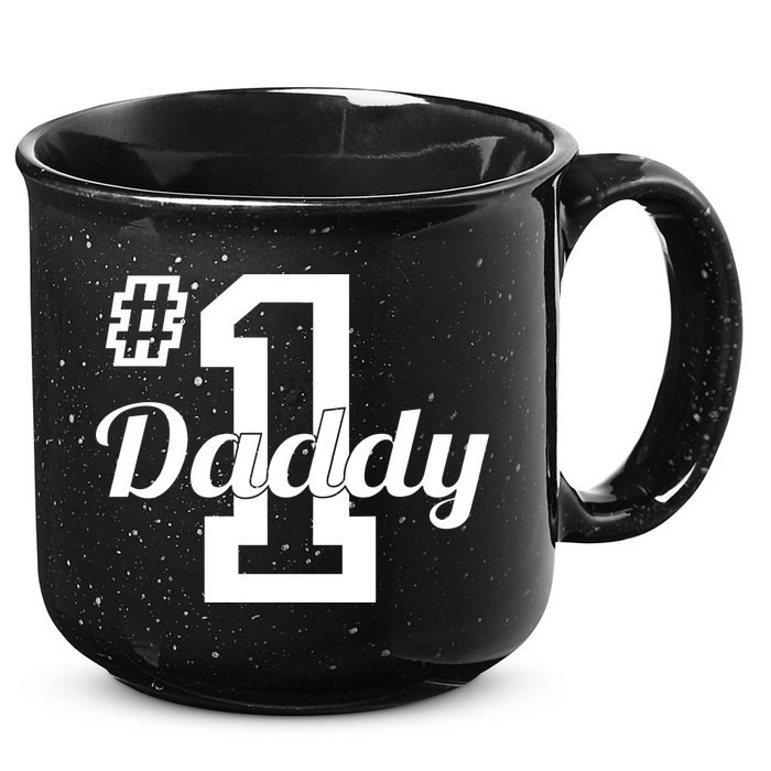 Number One Dad 15oz Campfire Ceramic Mug