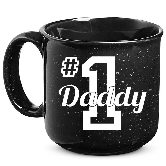 Number One Dad 15oz Campfire Ceramic Mug
