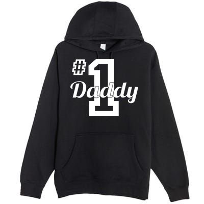 Number One Dad Premium Pullover Hoodie