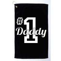 Number One Dad Golf Towel