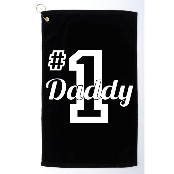 Number One Dad Golf Towel