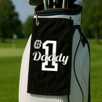Number One Dad Golf Towel