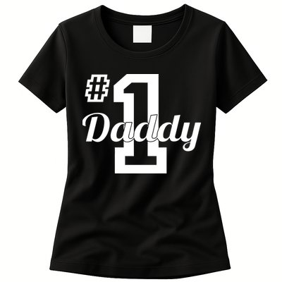 Number One Dad Womens T-Shirt