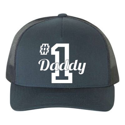 Number One Dad Yupoong Adult 5-Panel Trucker Hat