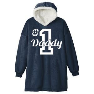 Number One Dad Hooded Wearable Blanket