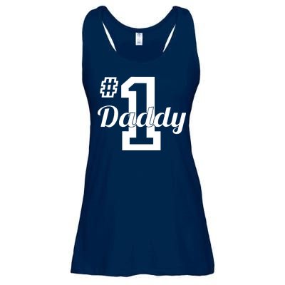 Number One Dad Ladies Essential Flowy Tank