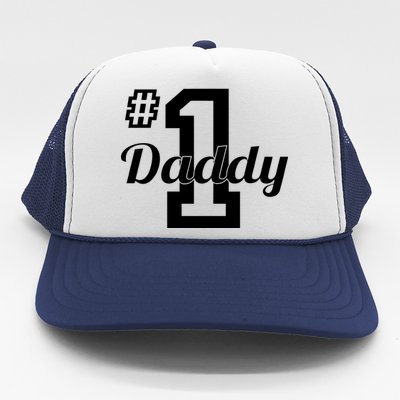 Number One Dad Trucker Hat