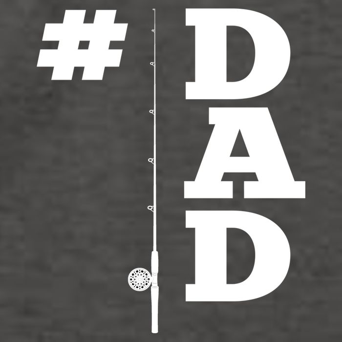 Number One Fishing Dad  Vector Backpack