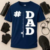 Number One Fishing Dad  Cooling Performance Crew T-Shirt