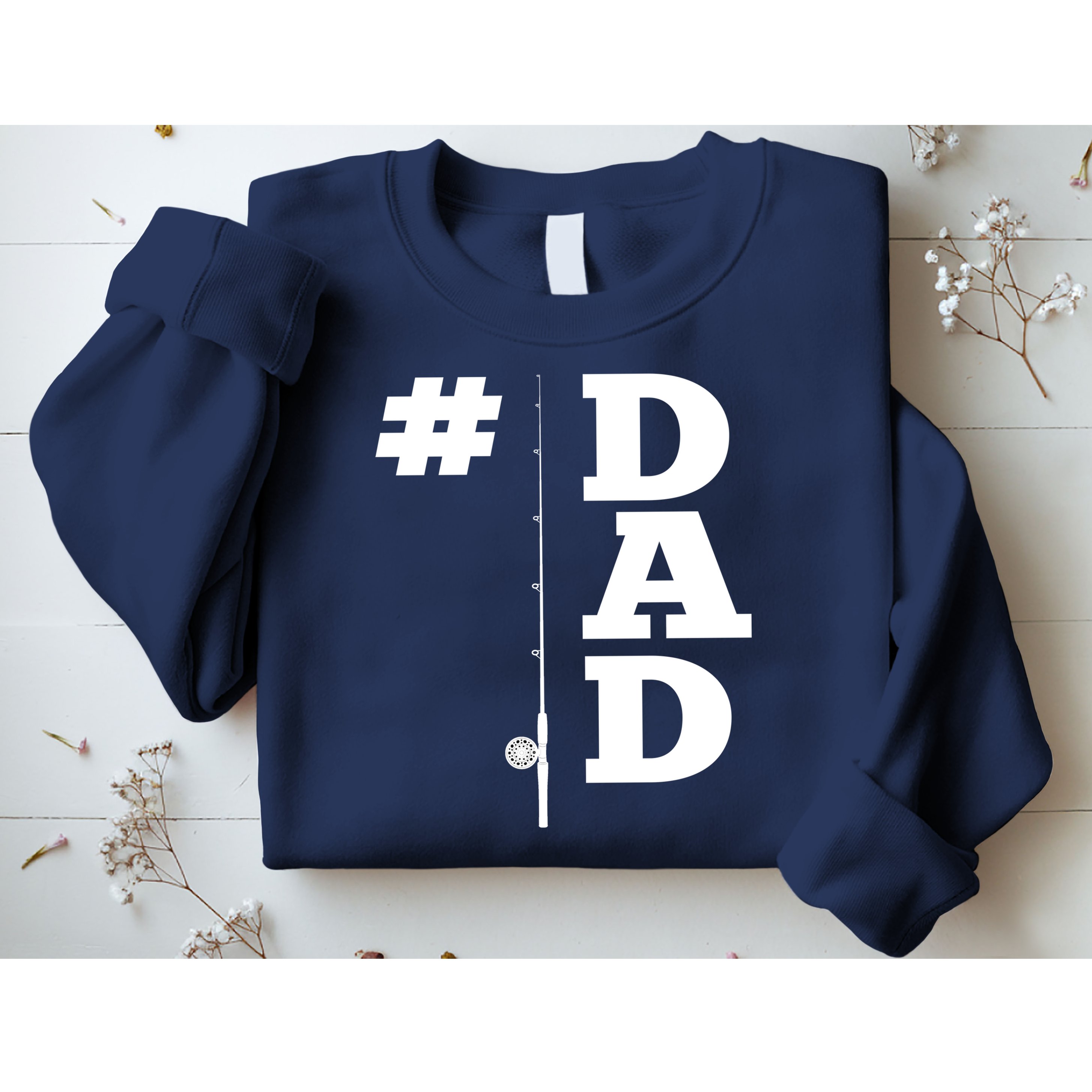 Number One Fishing Dad  Sweatshirt