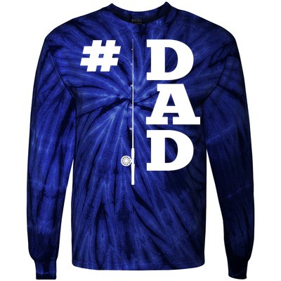 Number One Fishing Dad  Tie-Dye Long Sleeve Shirt