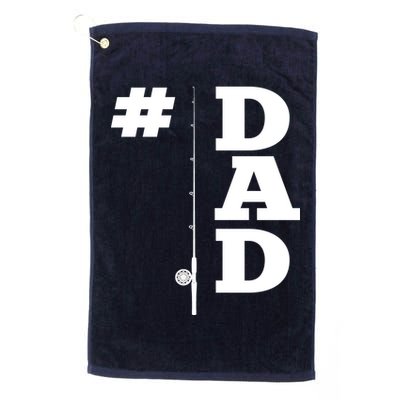 Number One Fishing Dad  Golf Towel