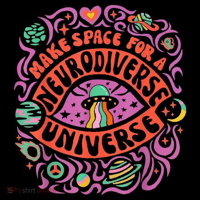 Neurodiverse Universe Neurodiversity Adhd Autism Awareness Sustainable Bucket Hat
