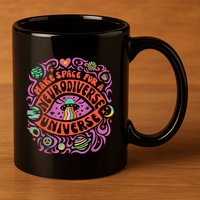 Neurodiverse Universe Neurodiversity Adhd Autism Awareness 11oz C Handle Ceramic Mug