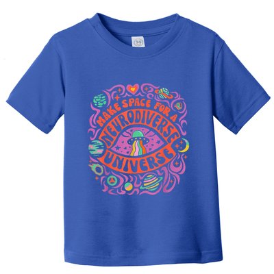 Neurodiverse Universe Neurodiversity Adhd Autism Awareness Toddler T-Shirt