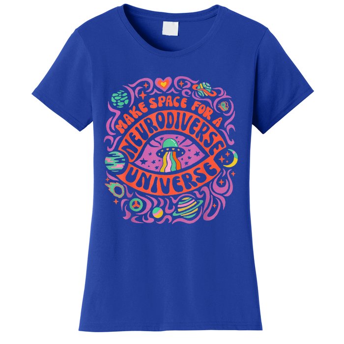 Neurodiverse Universe Neurodiversity Adhd Autism Awareness Women's T-Shirt