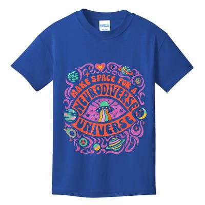 Neurodiverse Universe Neurodiversity Adhd Autism Awareness Kids T-Shirt