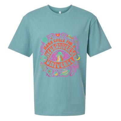 Neurodiverse Universe Neurodiversity Adhd Autism Awareness Sueded Cloud Jersey T-Shirt