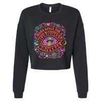 Neurodiverse Universe Neurodiversity Adhd Autism Awareness Cropped Pullover Crew