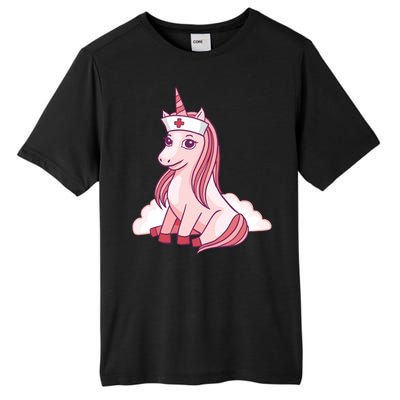 Nurse Unicorn Nursicorn Gift Tall Fusion ChromaSoft Performance T-Shirt