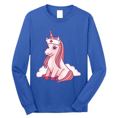 Nurse Unicorn Nursicorn Gift Long Sleeve Shirt