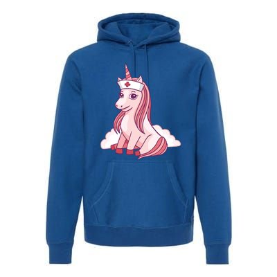 Nurse Unicorn Nursicorn Gift Premium Hoodie