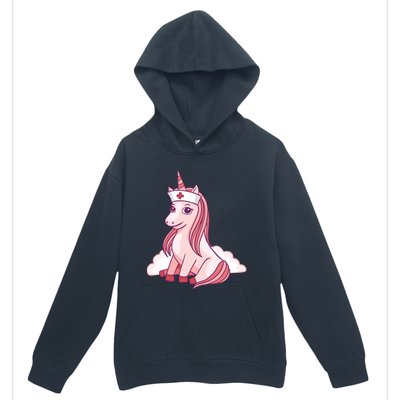 Nurse Unicorn Nursicorn Gift Urban Pullover Hoodie