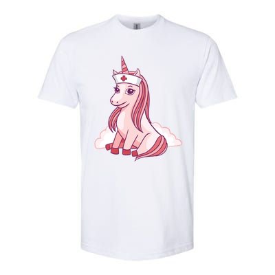 Nurse Unicorn Nursicorn Gift Softstyle CVC T-Shirt