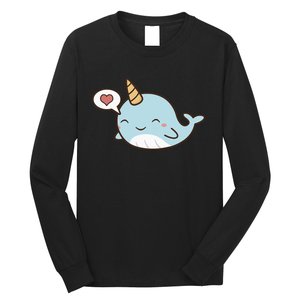 Narwhal Unicorn Of The Sea Kids Women Gifts Long Sleeve Shirt