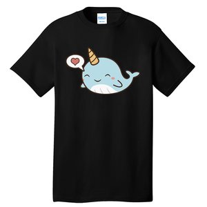 Narwhal Unicorn Of The Sea Kids Women Gifts Tall T-Shirt