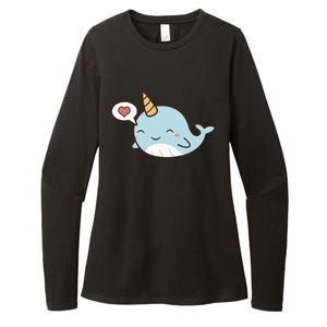 Narwhal Unicorn Of The Sea Kids Women Gifts Womens CVC Long Sleeve Shirt