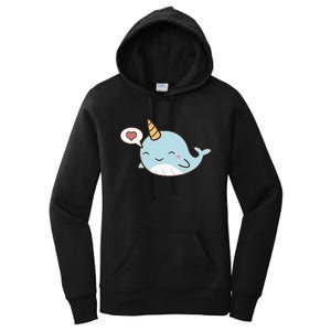 Narwhal Unicorn Of The Sea Kids Women Gifts Women's Pullover Hoodie