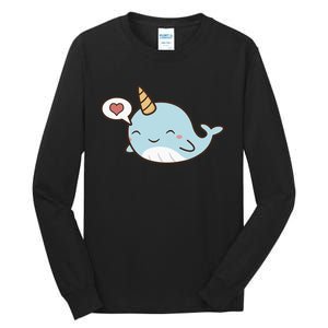 Narwhal Unicorn Of The Sea Kids Women Gifts Tall Long Sleeve T-Shirt