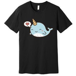 Narwhal Unicorn Of The Sea Kids Women Gifts Premium T-Shirt