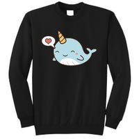 Narwhal Unicorn Of The Sea Kids Women Gifts Tall Sweatshirt