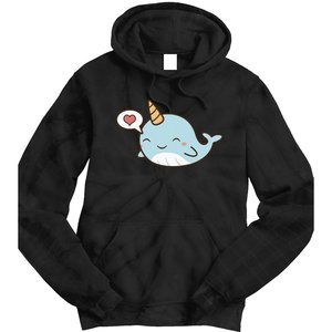 Narwhal Unicorn Of The Sea Kids Women Gifts Tie Dye Hoodie