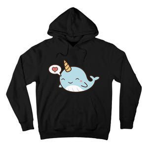 Narwhal Unicorn Of The Sea Kids Women Gifts Tall Hoodie