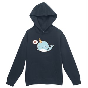 Narwhal Unicorn Of The Sea Kids Women Gifts Urban Pullover Hoodie