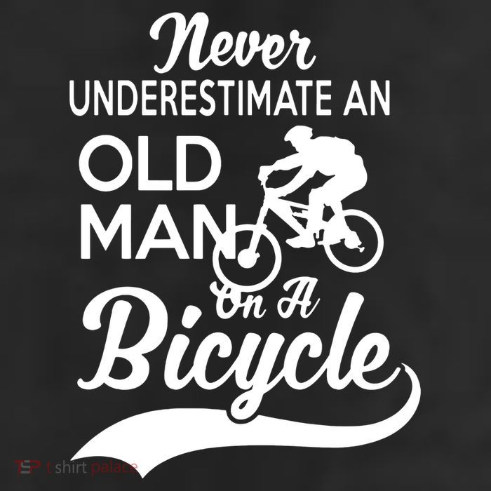 Never Underestimate Old Man Bicycle 11oz C Handle Ceramic Mug