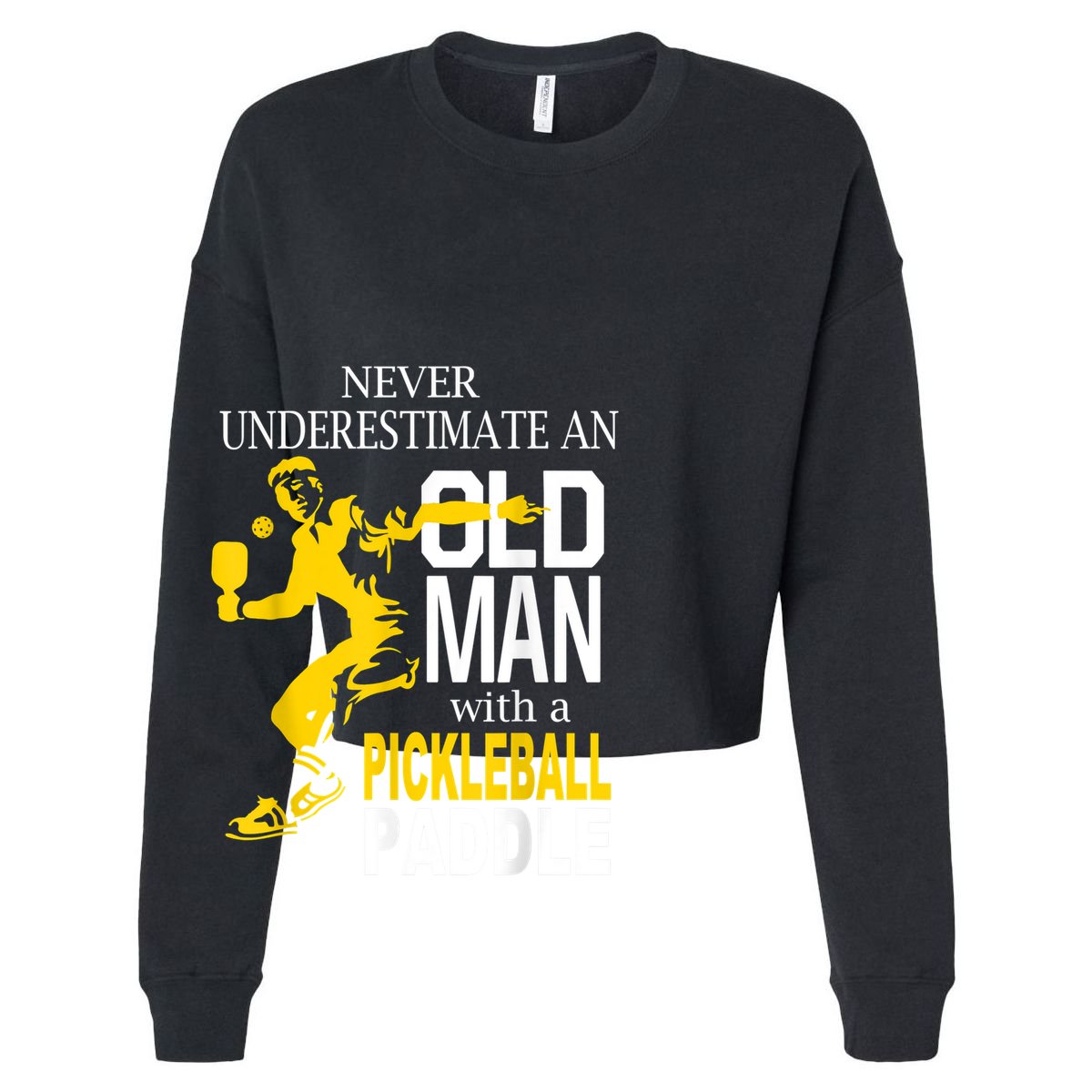 Never Underestimate Old Man With Pickleball Paddle 15oz Campfire Ceramic Mug