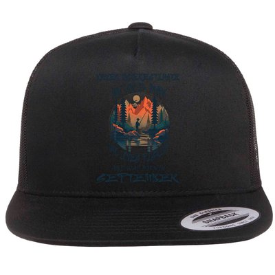 Never Underestimate Old Loves Fishing Born In September Gift Flatbill Hat